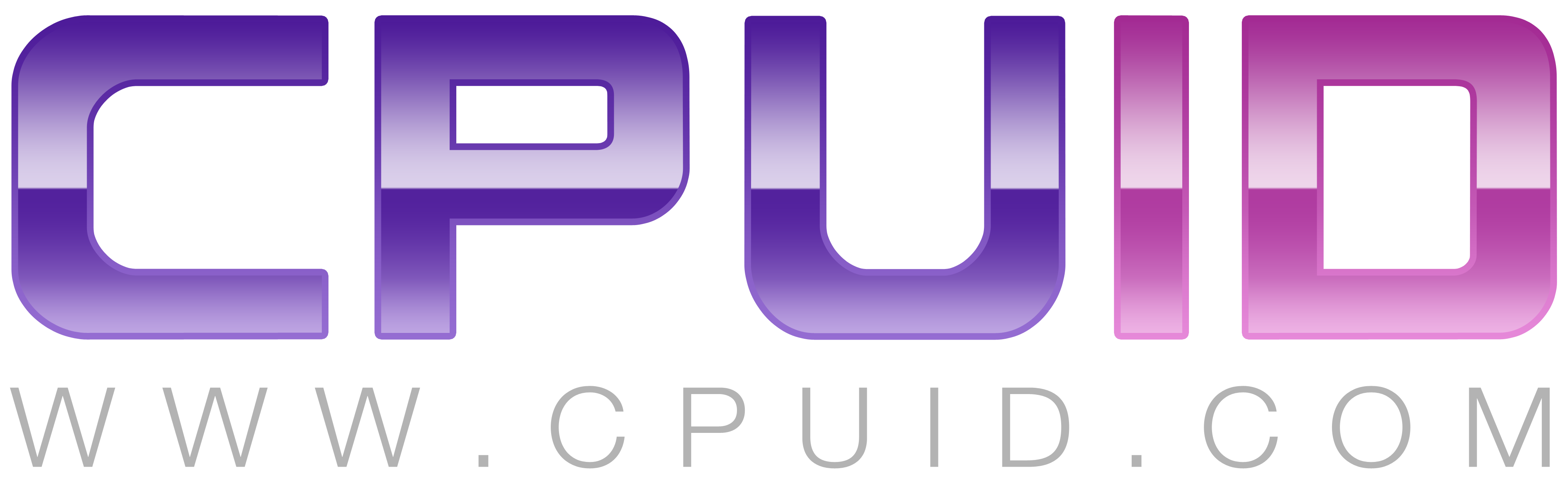 CPUID logo with website address, available for download